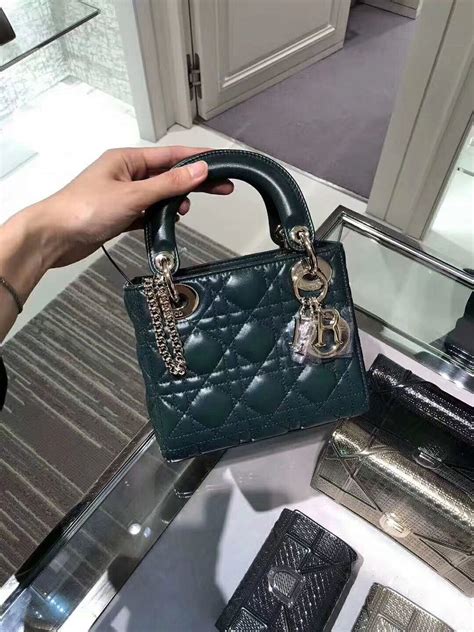 green Dior handbags